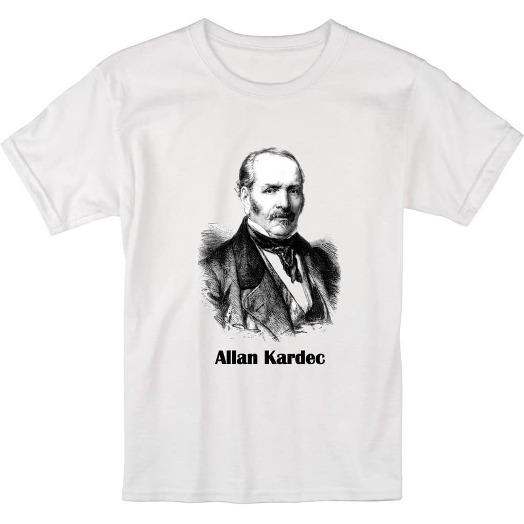 Camisa Camiseta Allan Kardec Espiritismo, Espírita Religião