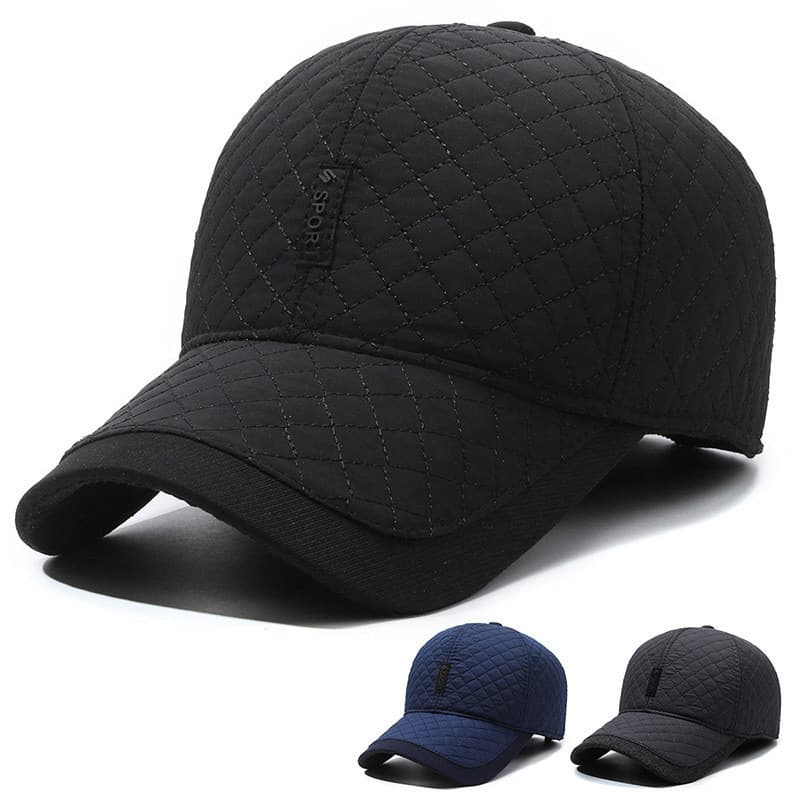 Chapéu De Inverno Masculino Proteção De Ouvido Beisebol Calor