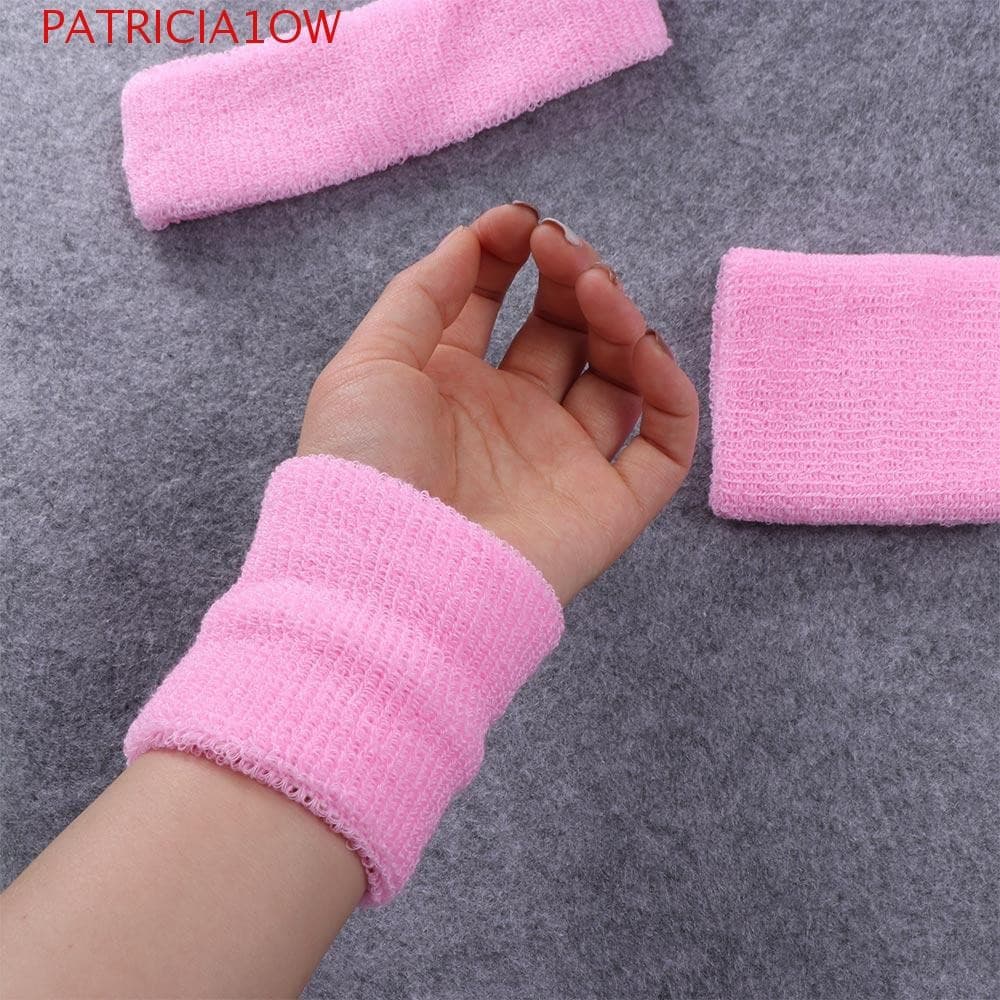 PATRICIA1OW Faixa De Cabeça Esportiva Masculina , Pulso Para Tênis Absorvente Academia , Corrida , Esporte Ao Ar Livre