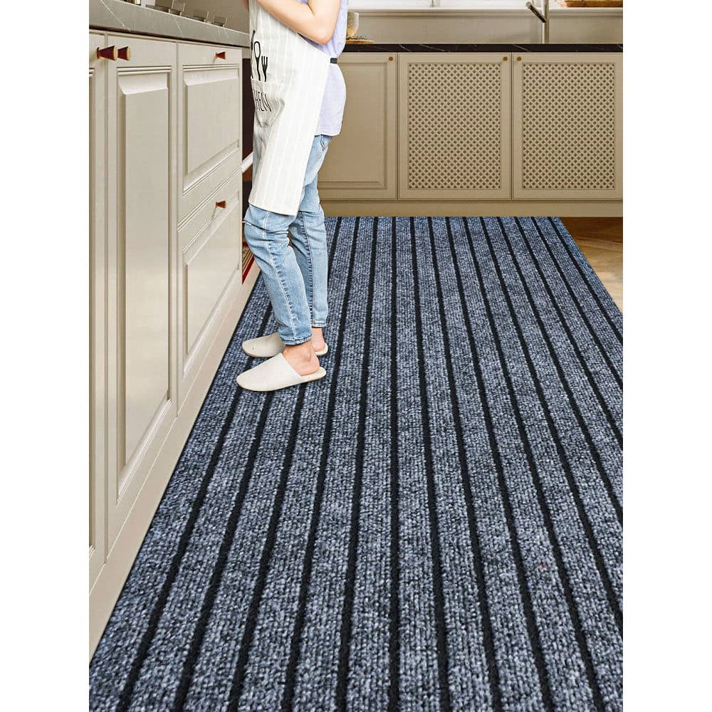 Tapetes de cozinha à prova de óleo antiderrapante absorvente de água à prova d'água tapetes de porta cortáveis resistent