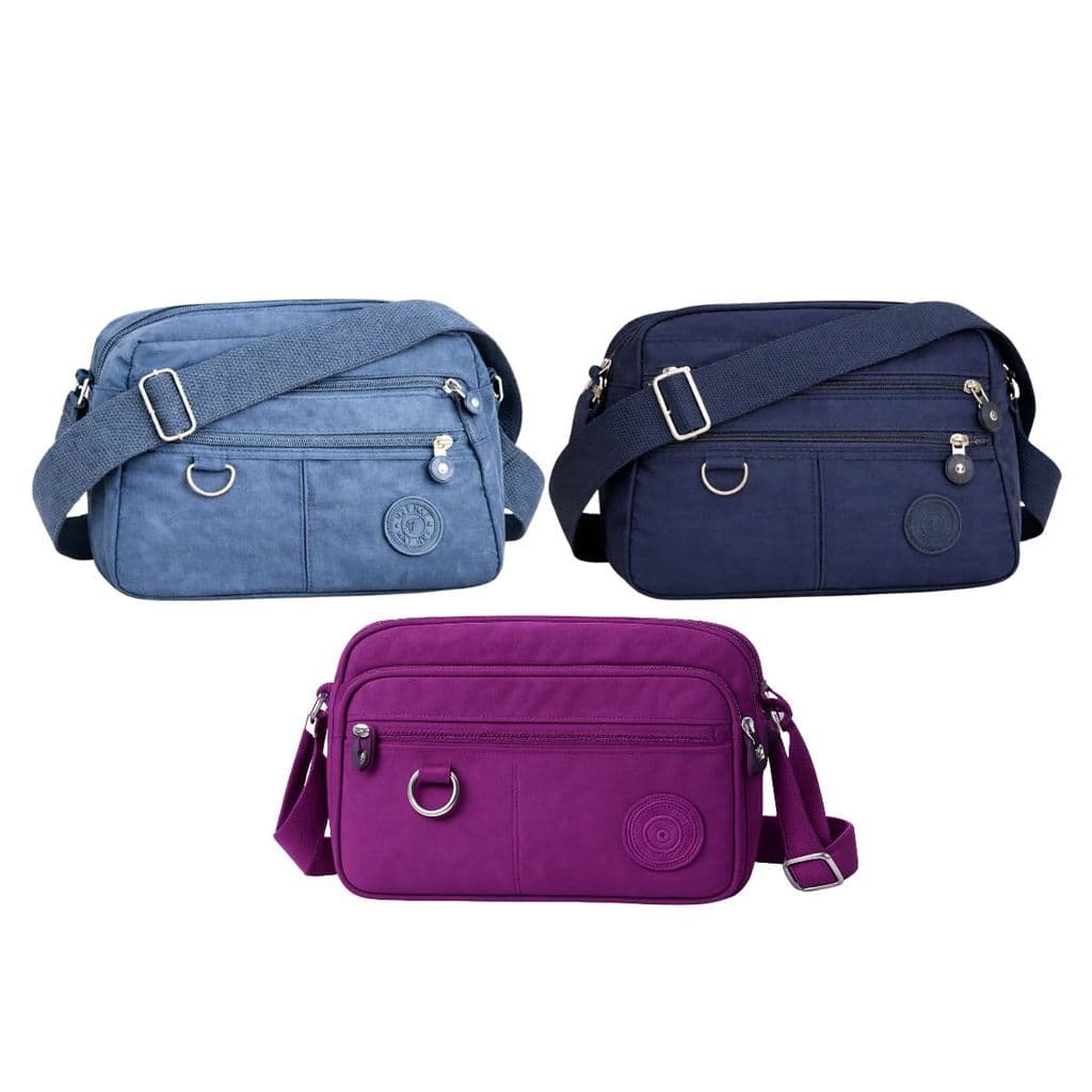 Bolsa Transversal Feminina C/ Alça Longa Trabalho Viagem