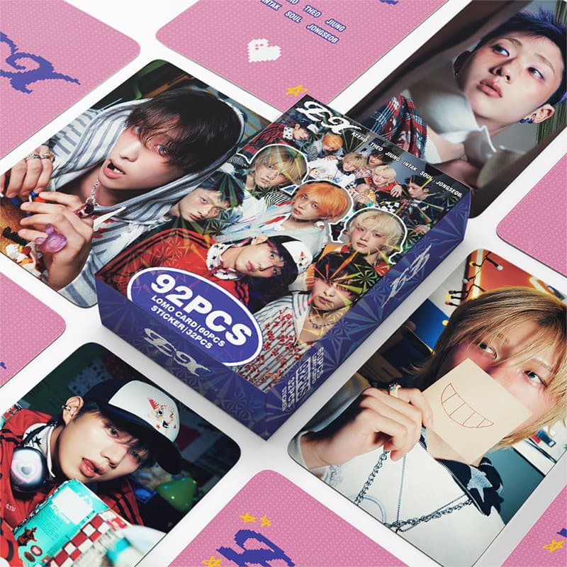 92 Unidades/Caixa P1Harmony Photocards EX KPOP LOMO Cartão De Coleção De Adesivos