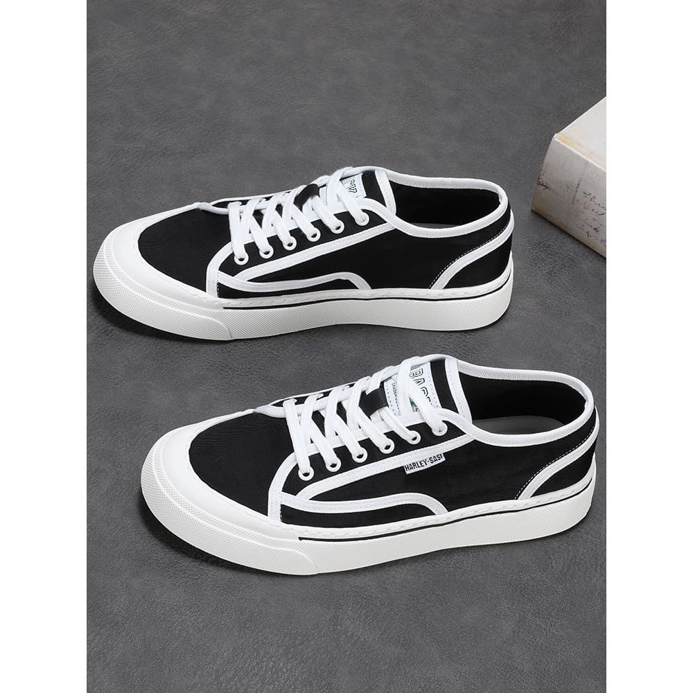 Sapatos masculinos na moda All-Match verão respirável novo estilo rendas sapatos brancos tênis casuais masculinos versão