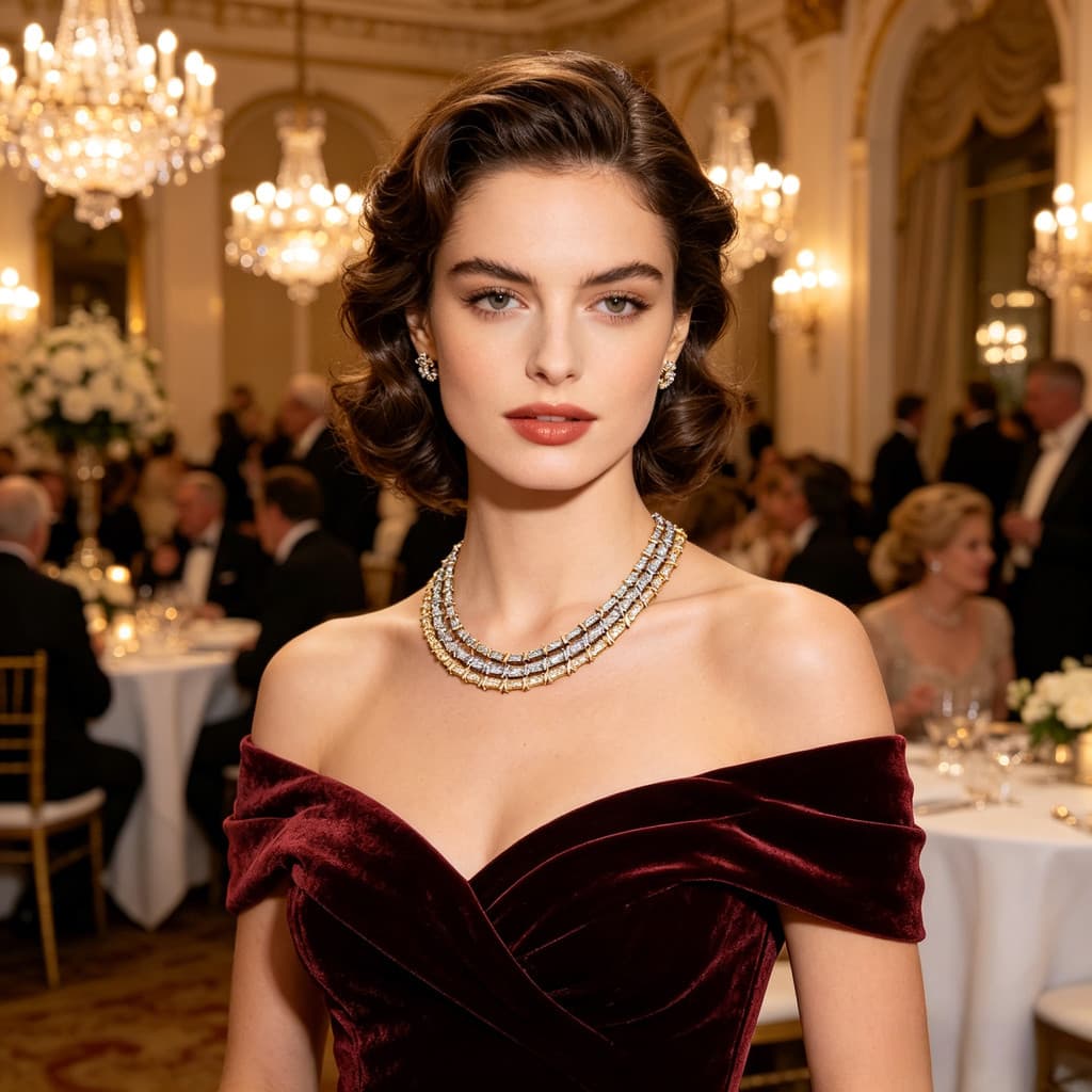 Colar de aço titânio com zircônia, estilo luxo leve, gargantilha elegante, colar cravejado de diamantes adequado para co