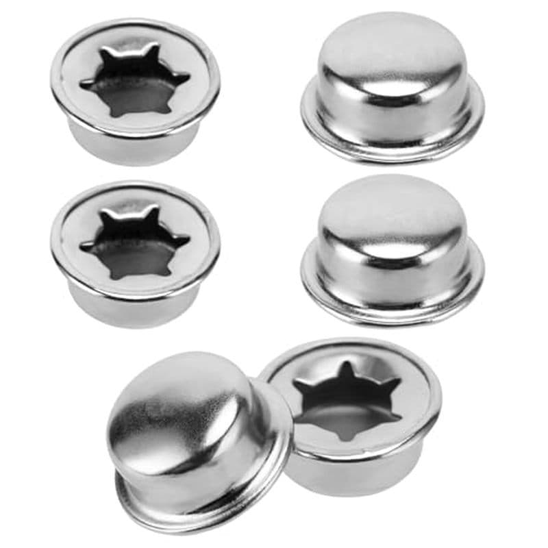 Tampas De Pressão De 3/8 " , Porca De Tampa De Eixo De Aço De Mola De 6 Peças , Arruela Permanente Para Caminhões Manuai