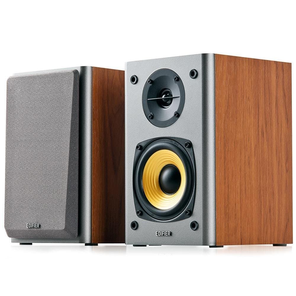 Caixa de Som Edifier 2.0 24W RMS Bivolt R1000T4 Madeira