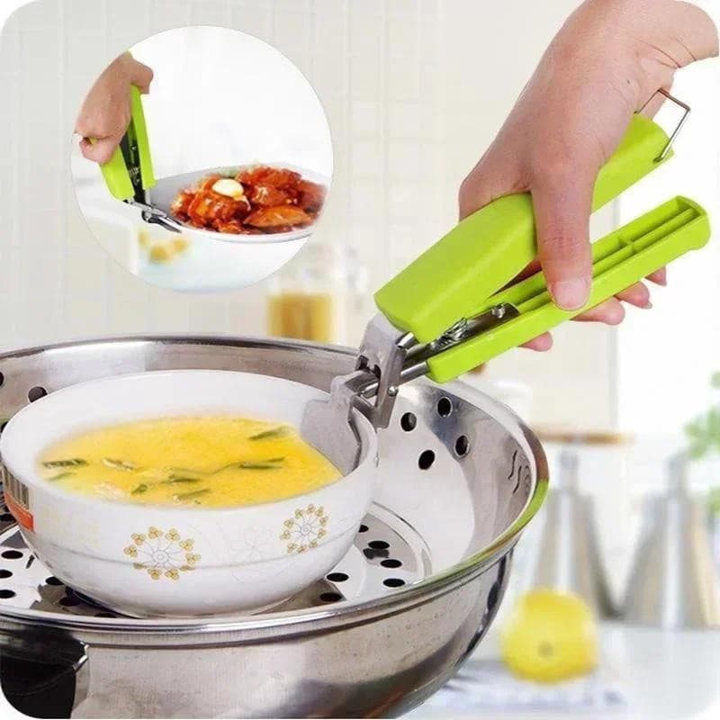 Ferramentas De Conveniência De Cozinha Tigela Colher Utensílio Titular Prato Braçadeira Pote Pan Pinça Clipe Pratos Quen