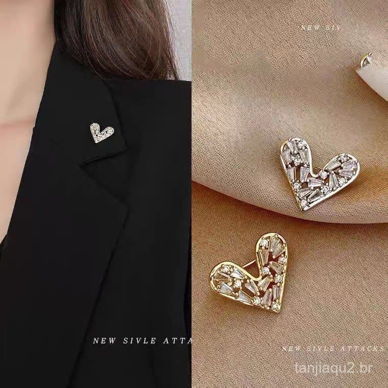 Acessório personalizado vermelho para mulheres, broche de malha para ternos, alfinete elegante para cardigã, alfinete de