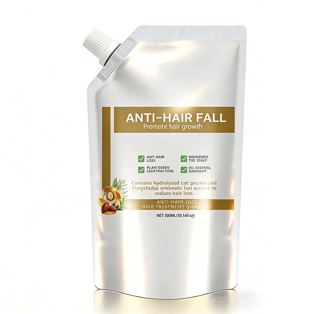 Shampoo anti-queda, promove o crescimento capilar em homens e mulheres, rico em diversos extratos vegetais, adequado par