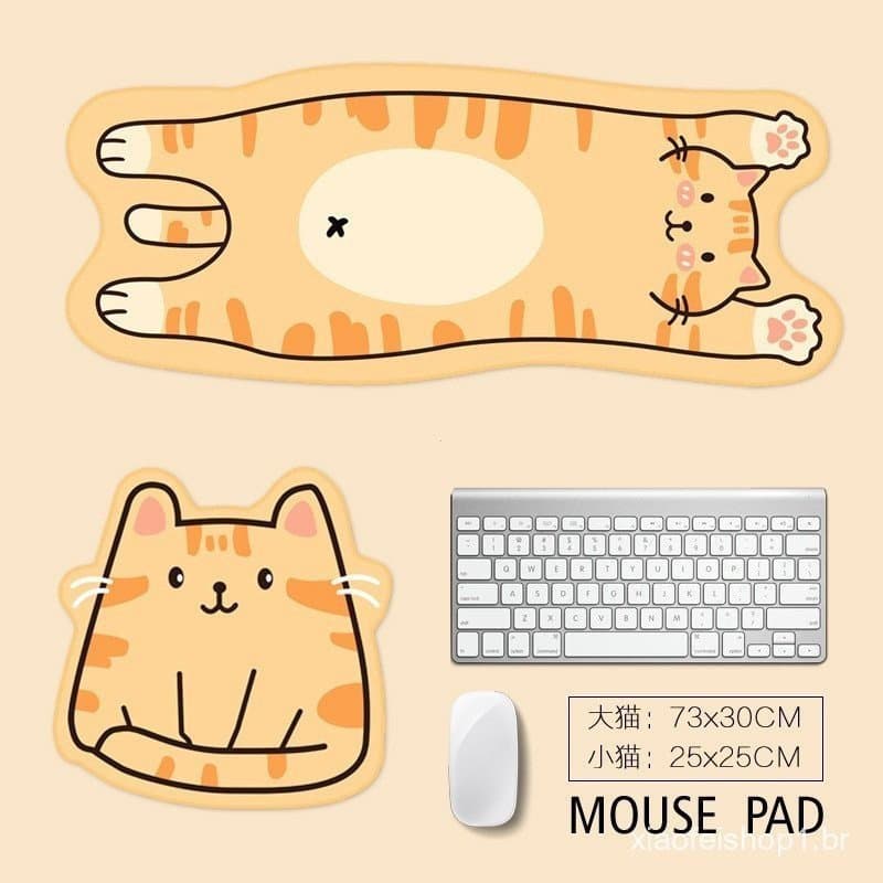 Bonito Tapete De Rato Para Computador De Desenho Animado Almofada Anime Extendida Super Grande Teclado De Laptop Mesa