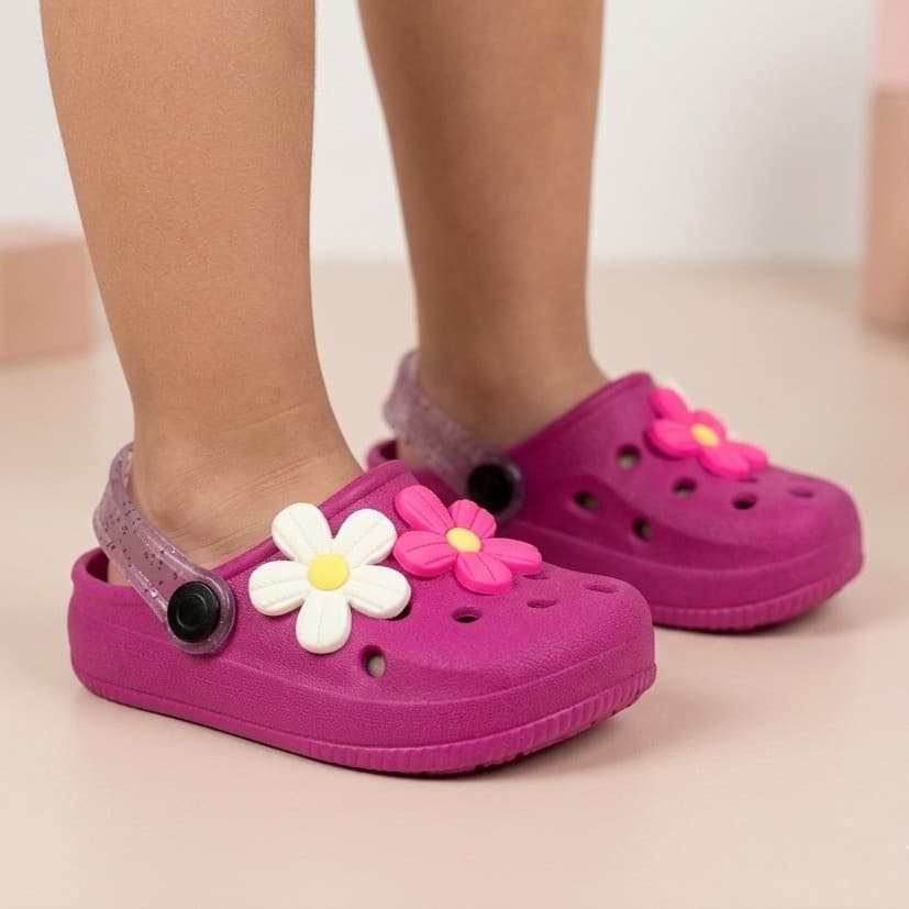 Chinelo Babuche Leve Lindos Infantil Sandália Menina Papete 19 Ao 32 Papete Criança Meninas
