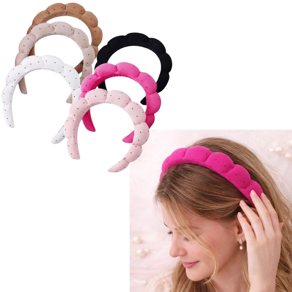 TIARA NUVEM PARA MAQUIAGEM