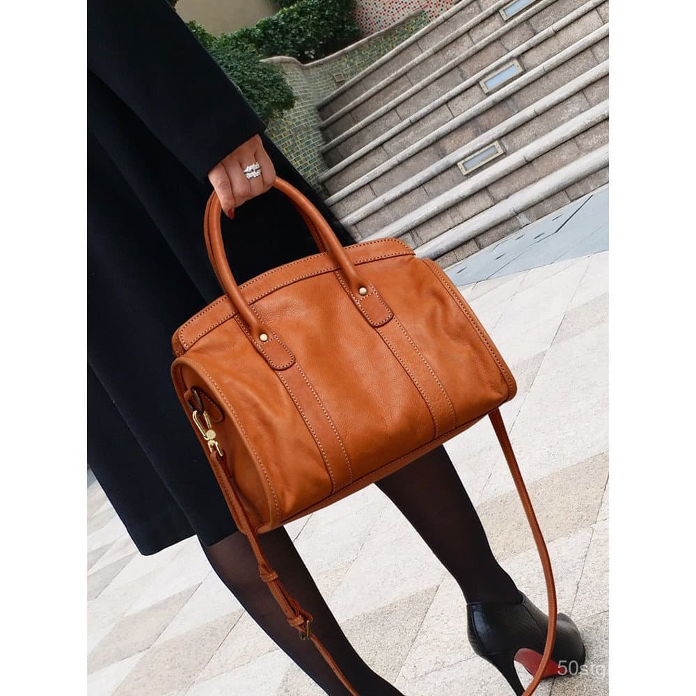 Bolsa casual feminina 2025, nova tendência, bolsa de ombro de alta qualidade, bolsa transversal de couro macio com grand