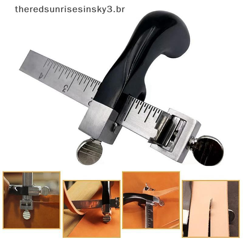 TSBR Cortador De Cinto De Couro Profissional , Medidor Para Desenho , Ferramenta De Tira Diy , Ferramentas De Corte Manu