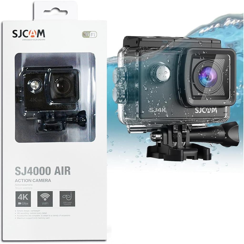 SJCAM SJ4000 Câmera de Ação 4K 30FPS Impermeável Wi-Fi Moto Esportes Aventura