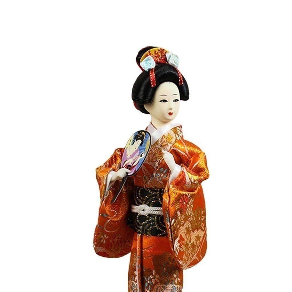 [Estátua da sala de estar da boneca de gueixa nacional japonesa de 9 polegadas