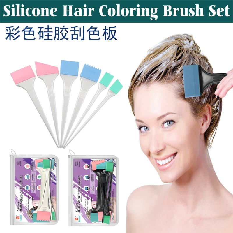 Placa mágica de Silicone para arranhar, suprimentos para corte de cabelo, ferramenta profissional de tingimento de cabel