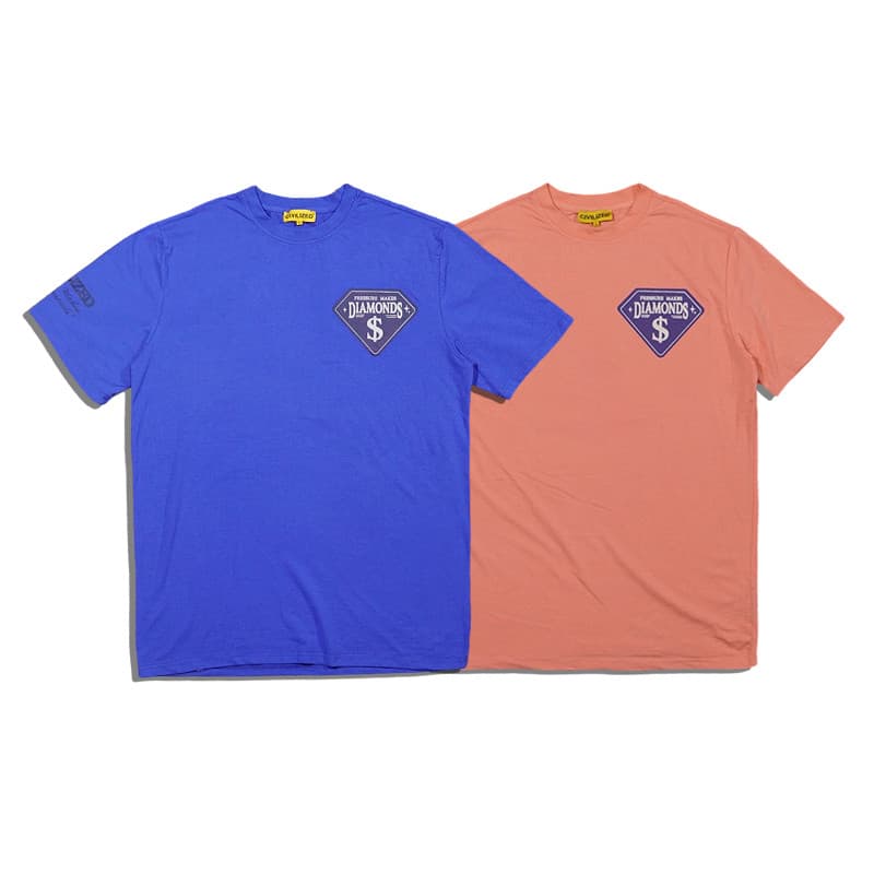 Linda marca de moda de rua civilizada masculina feminina Casual leve elástico grande impressão solta camiseta de manga c