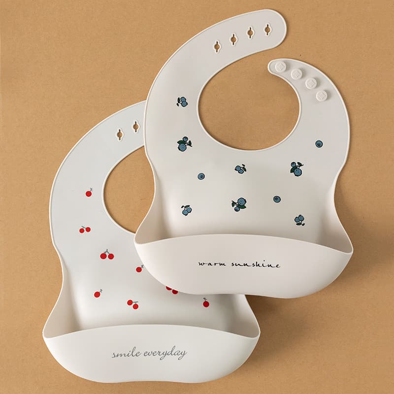 Ins babador de Silicone para bebê, toalha nórdica para Saliva de bebê, bolso para comida infantil, babador de verão à pr