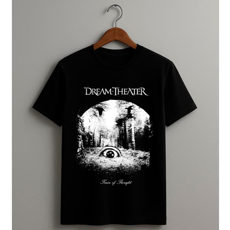 Camisa Blusa Camiseta 100% Algodão Penteado DREAM THEATER Banda de Rock Unisex Masculina e Feminina