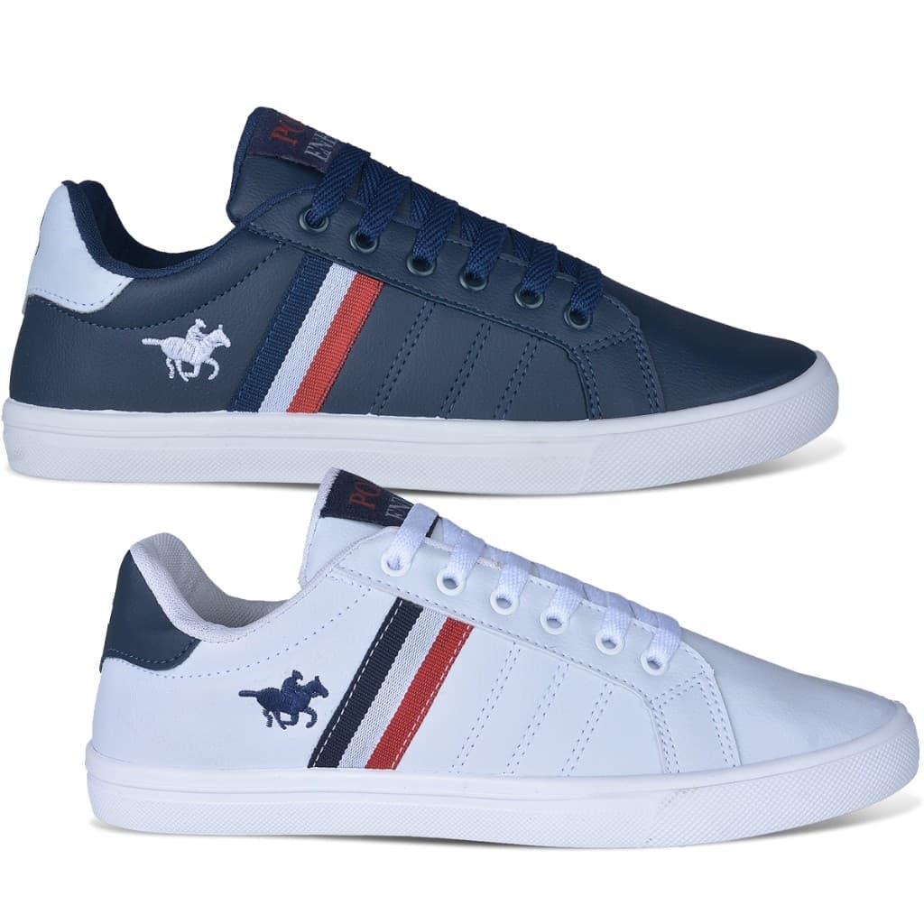 Kit 2 Sapatênis Masculino Polo Energy 3279 Casual Esporte Super Confortável Leve