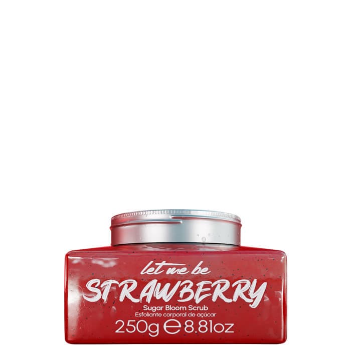 Sugar Scrub Bloom Esfoliante Corporal de Morango - 250g Let me Be