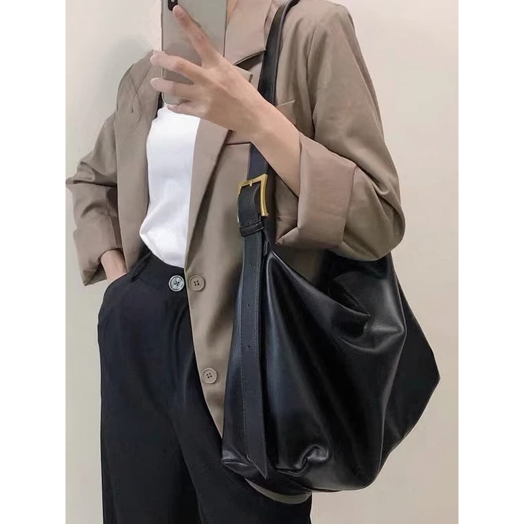 Bolsa feminina de couro macio 2026 novo estilo bolsa Tote feminina bolsa de grande capacidade bolsa de ombro bolsa mensa