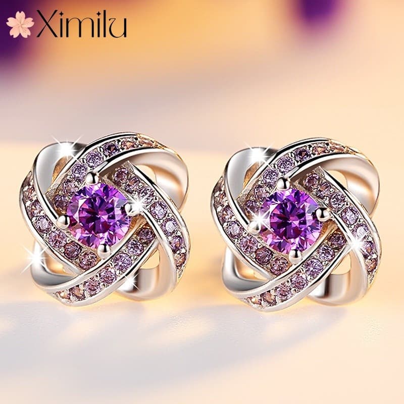 ❤ Clássico Original Popular trevo de quatro folhas brincos feminino luxo elegante brincos jóias