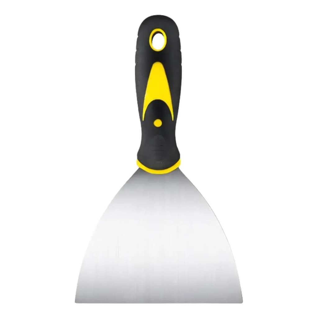 Espatula inox 5 polegada massa corrida drywall pintura gessos aço resistente