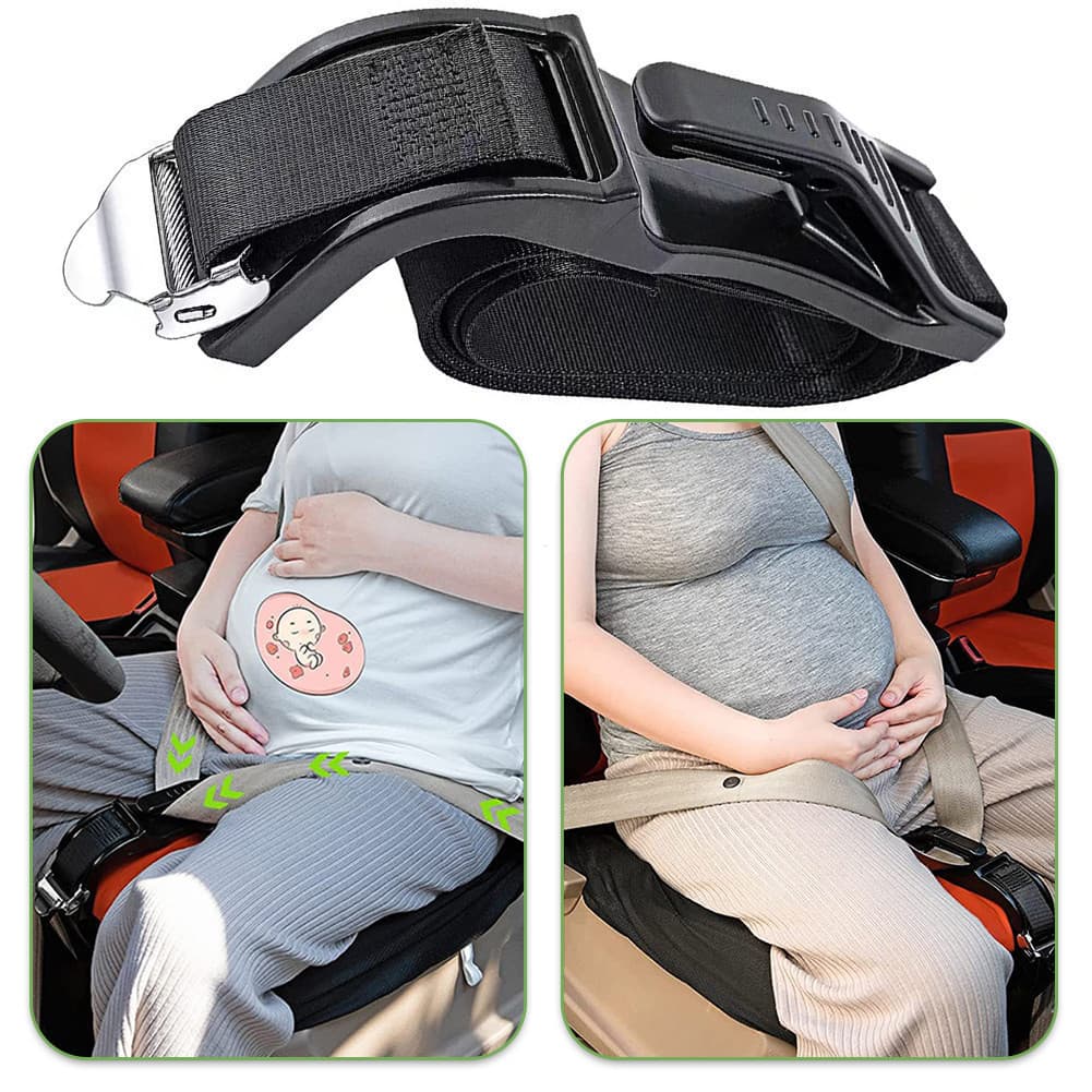 Ajustador de Assentos para Mãe, Cinto de Segurança Confortável para Viagem, Assentos de Carro para Mãe Grávida, Barriga