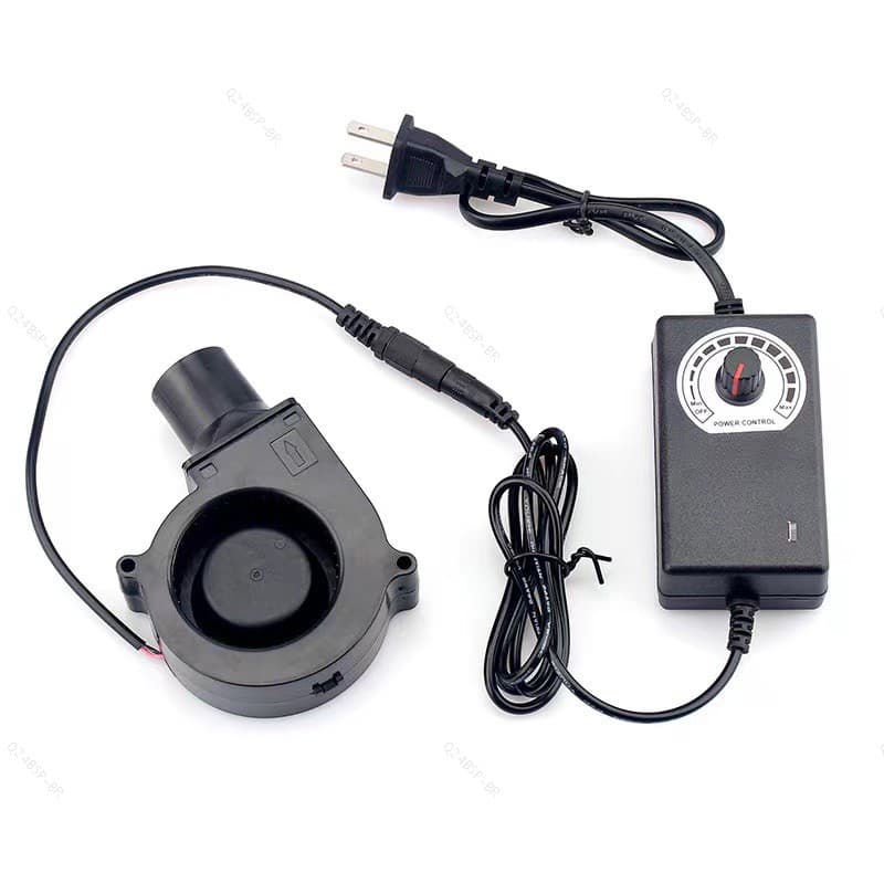 Ventilador De Churrasco Ar 7530 9733 Com Controle De Velocidade Variável De Energia Ajustável BR24B
