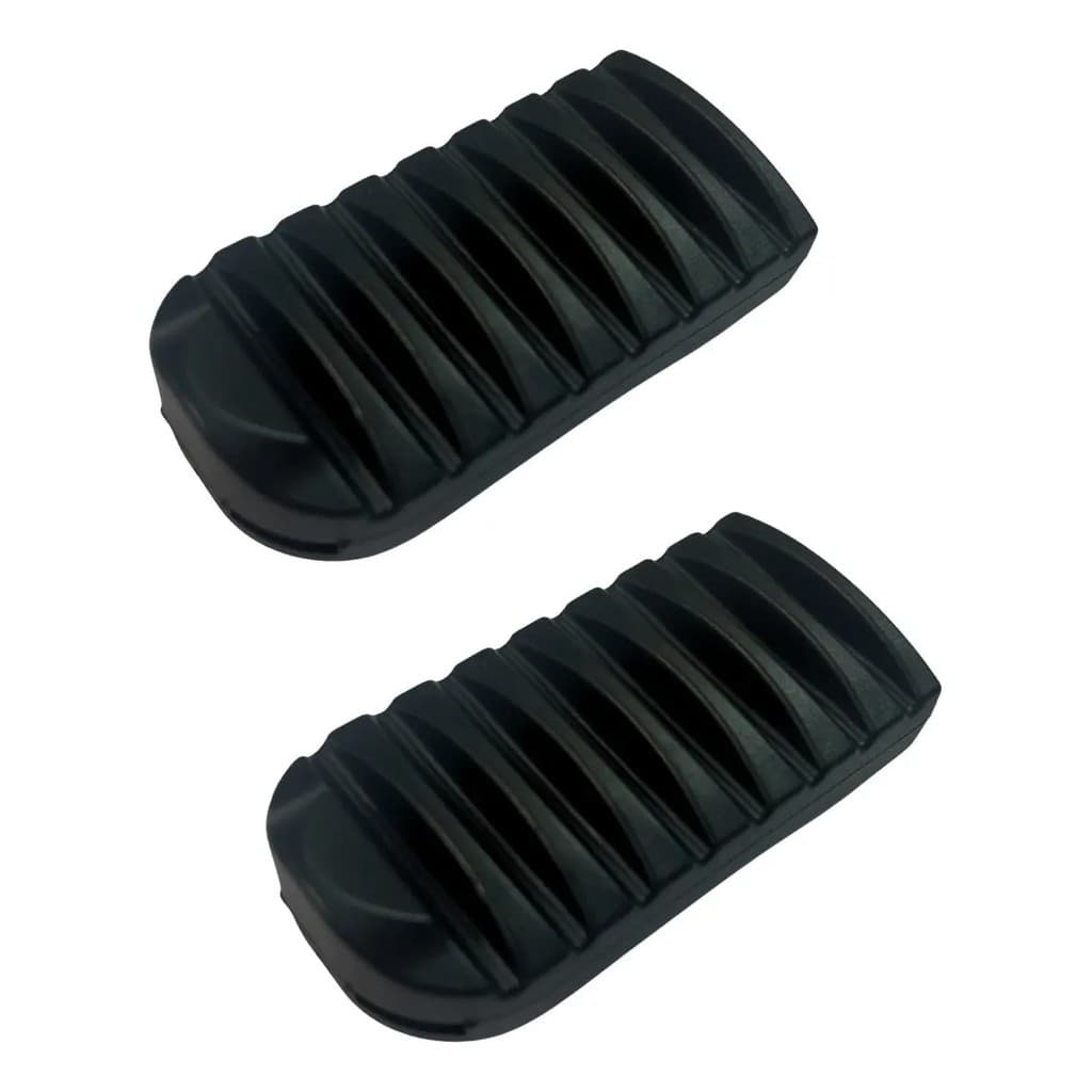 Par de Borracha Pedal Dianteiro NXR BROS 125 150 160