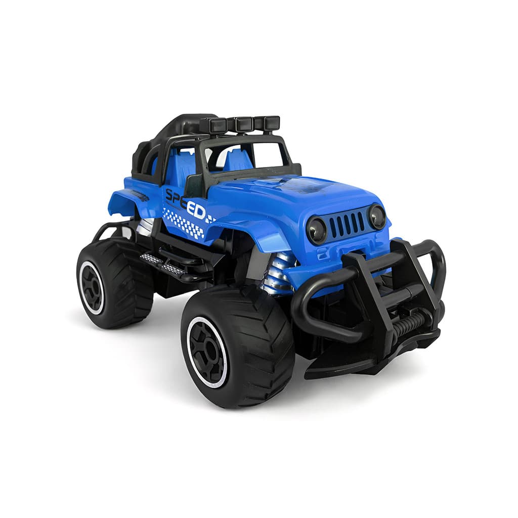 Carrinho JIPE de Controle Remoto SUV com Luz - Azul