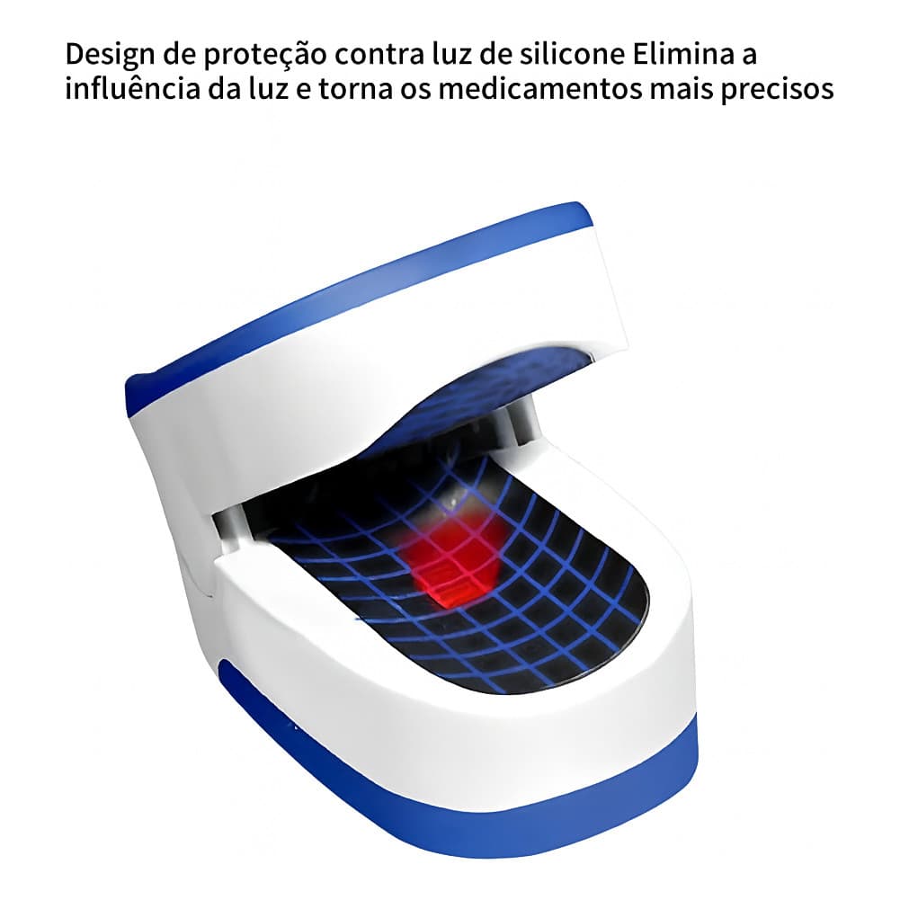 Oxímetro Digital De Dedo Medidor De Saturação De Oxigênio