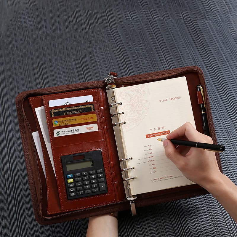 Caderno de Folhas Soltas A5, Pasta A5, Caderno Manual, Cor Gradiente, Papelaria, Suprimentos de Escritório Q712