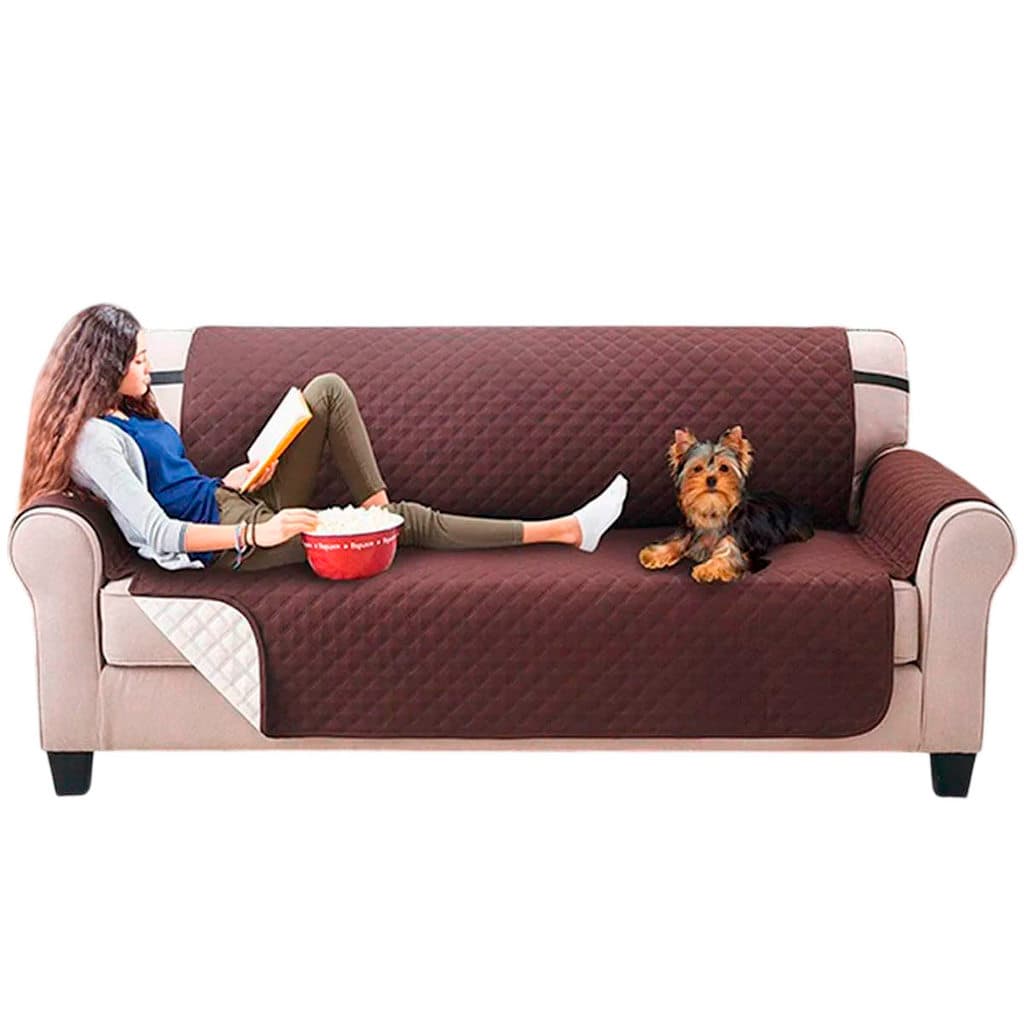 Capa Protetor Sofa Impermeavel Pet Cachorro Gato Bebida Anti Pelos Dupla Face Protetora Confortavel Casa