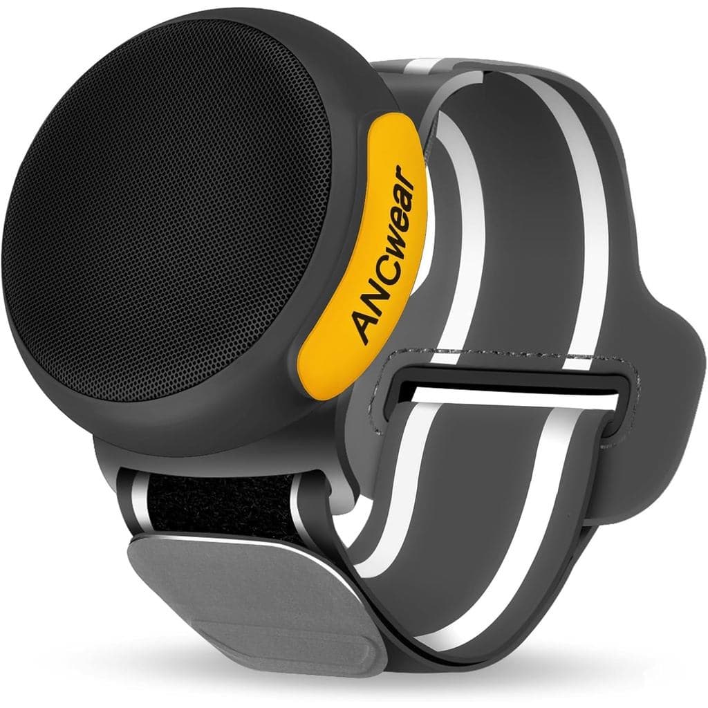Caixas de Som Bluetooth Portáteis ANCwear, Mini Caixa de Som Sem Fio com Graves Aprimorados, Som HD, Caixa de Vestív