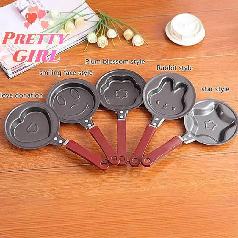 [Pretty ggirl] Mini Frigideira De Ovo Com Design De Coração Bla Nonsti Panqueca Pan Love Inspired Café Da Manhã Cozinhar