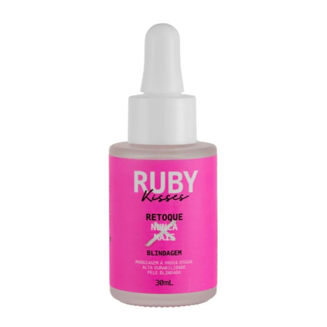 Blindagem Retoque Nunca Mais Fixador de Maquiagem A Prova D'agua Diluidor Ruby Kisses 30ml