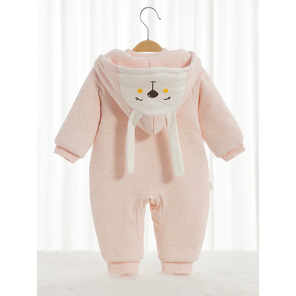 Macacão de bebê colorido algodão confortável velo macacão bebê quente roupas de inverno bebê outono inverno macacão
