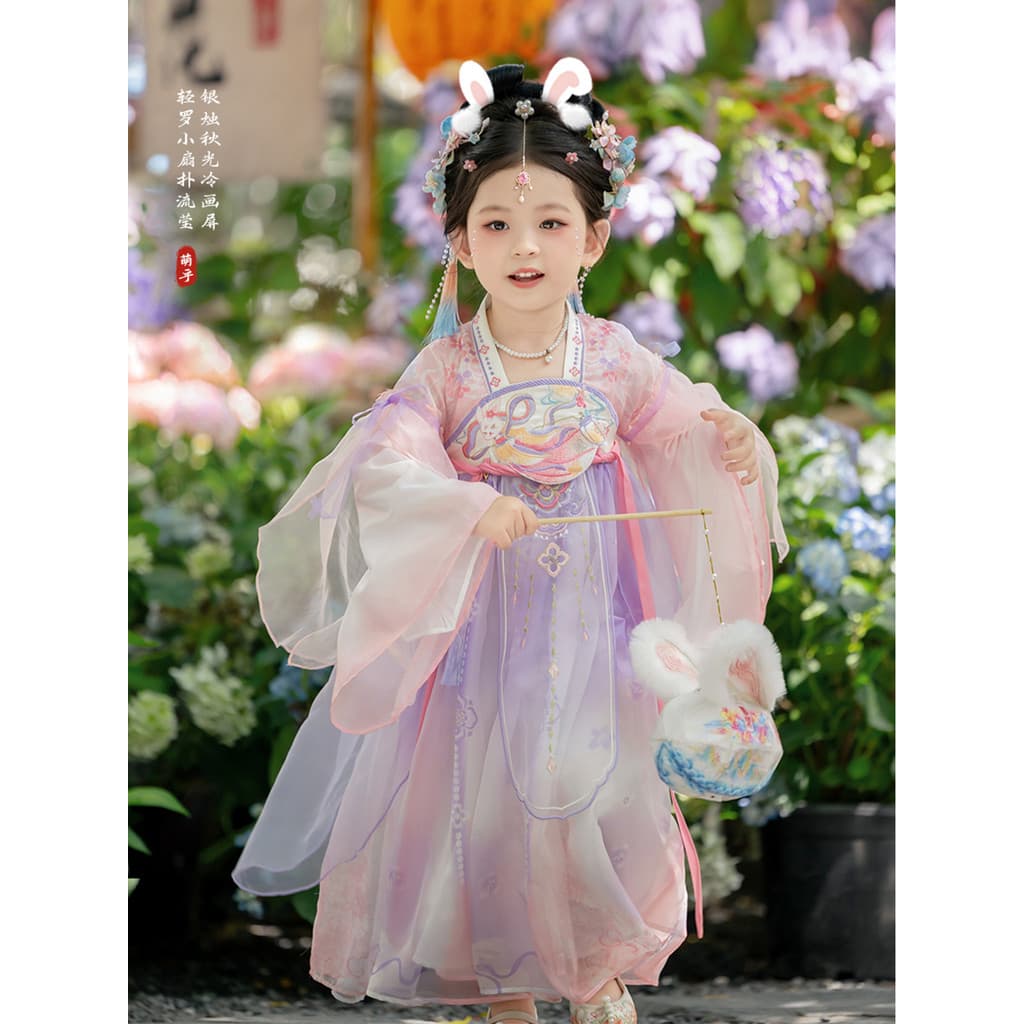 Hanfu meninas 2026 novo estilo primavera outono crianças estilo chinês estilo fada saia de manga larga bebê traje Origin