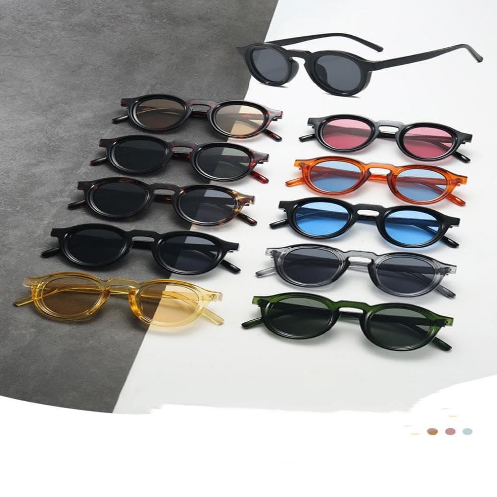Óculos De Sol Retrô Pequenos De Armação Redonda Tendência Da Moda Para Homens E Mulheres , Transfronteiriços , Resistent