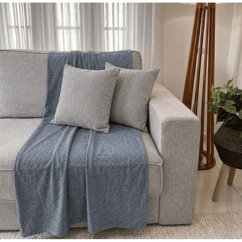 Manta Para Sofá Cama Poltrona 210x120cm Confortável Macia Decorativa Lavável Higiênica Alta Qualidade Premium