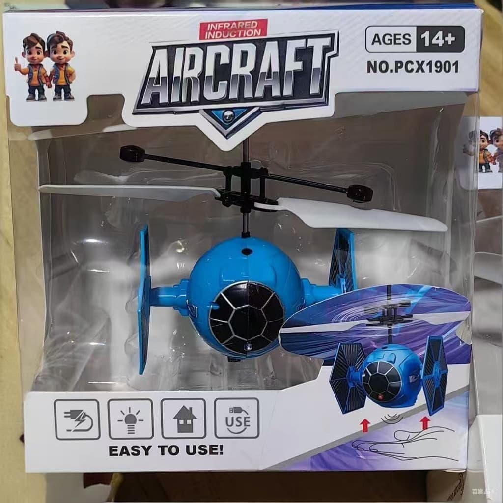Helicóptero de Brinquedo TIE Fighter com Sensor de Mão