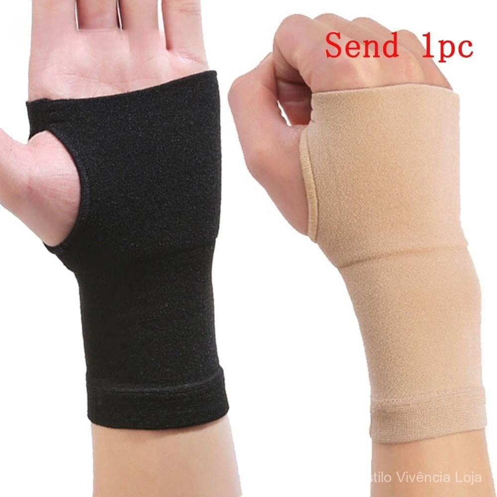 Elegante81 Alça De Pulso Túnel Carpal Thumb Suporte Luva De Compressão Luvas Apoio De Pulso / Multicolor