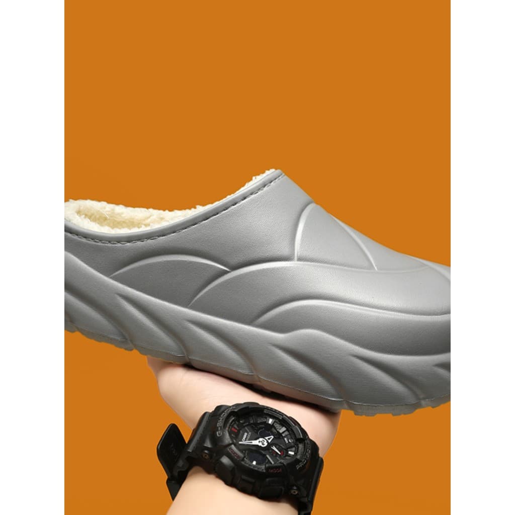 Chinelos de algodão masculinos inverno novo estilo velo quente sola grossa interior casa antiderrapante Casual casal sap