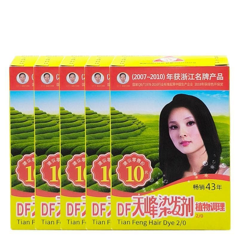 Zhanghuatianfeng tintura de cabelo Natural preto capa cabelo branco marca antiga tintura de cabelo creme tintura de cabe