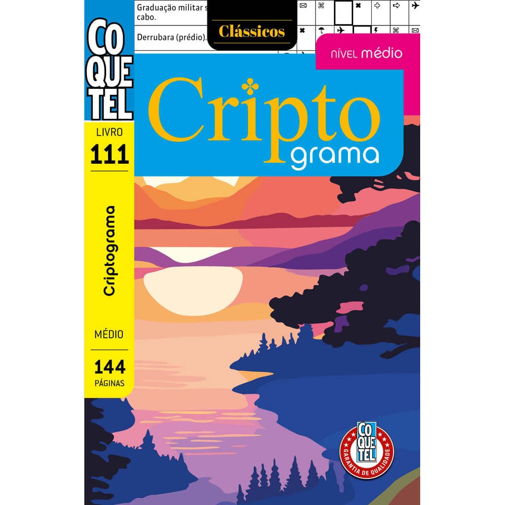 Livro Coquetel Criptograma 111