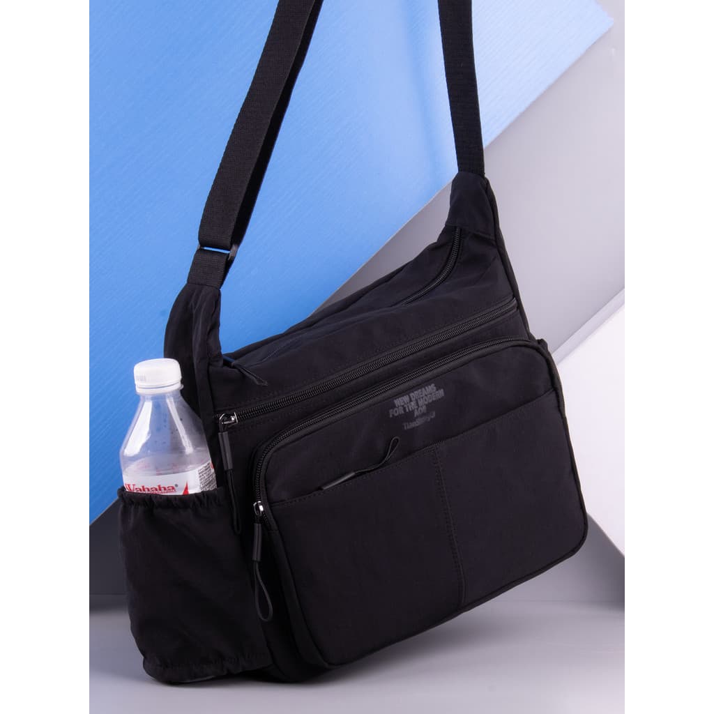 Bolsa de ombro masculina viagem ao ar livre saco do mensageiro negócios novo estilo saco do mensageiro Casual copo água