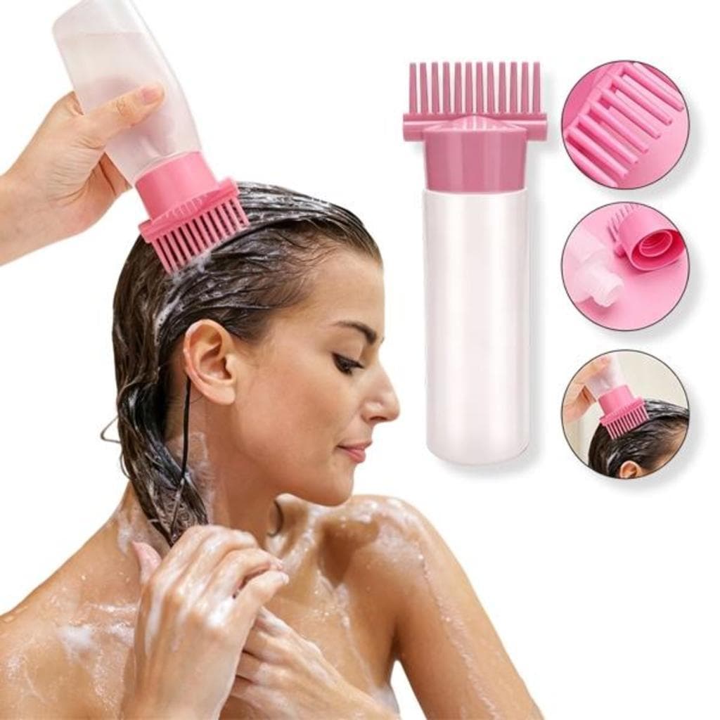 Aplicador de Tintura para Cabelo Tingimento com Pente Aplicador Fácil de Usar para Iniciantes Cabelo COR aleatório